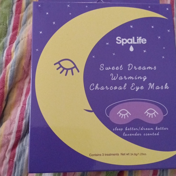 Spalife Sweet Dreams Warming Charcoal  Masks Contains 6Masks - Picture 1 of 5